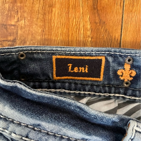 ROCK REVIVAL Women's Leni Easy Boot Faded Acid Wash Blue Jeans Size 29 - Picture 5 of 16